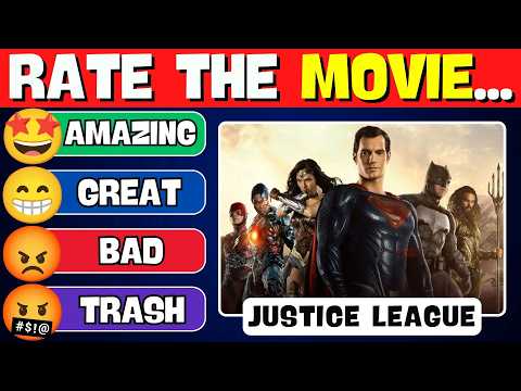 Rate The DCEU Movies And Series 🦸😁 | Random Quizzes