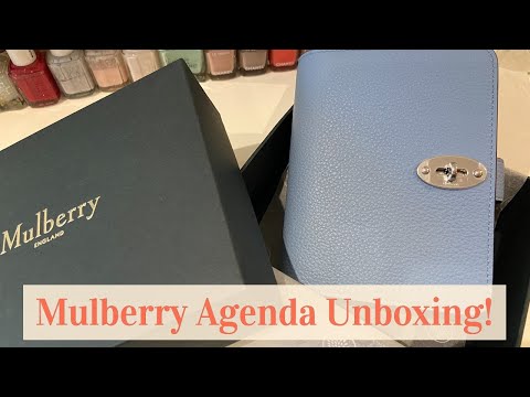 MULBERRY POSTMAN’S LOCK POCKET BOOK | 2023 Agenda Unboxing!