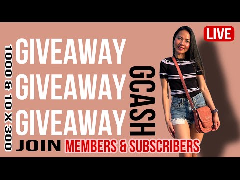 GIVEAWAY for my supportive MEMBERS & SUBSCRIBERS livestream and fun with Small YouTubers