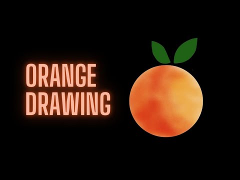 🍊 Draw an Orange Digitally! | Fun & Easy Art for Kids #drawing  #orage  #art