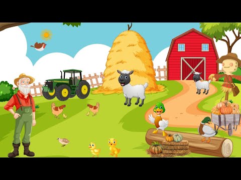 Old MacDonald Had a Farm Song/Kids Sing along Song/Nursery Rhymes for Kindergarten/Pre-School Song