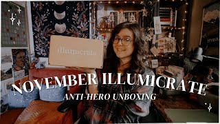 Unboxing the November '23 Illumicrate Box | Anti Hero