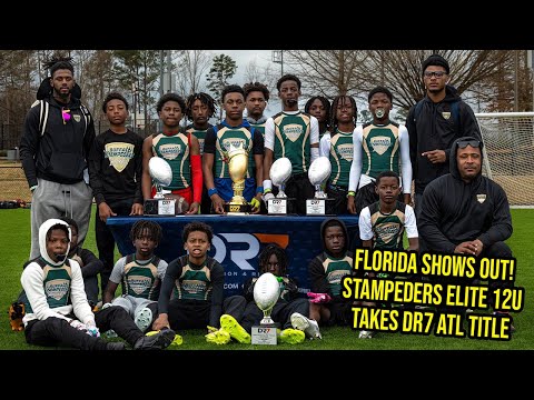 Stampeders Elite 12u SHOWS OUT in DR7 ATL Championship vs Metro7 #DR7 #7v7 #YouthFootball