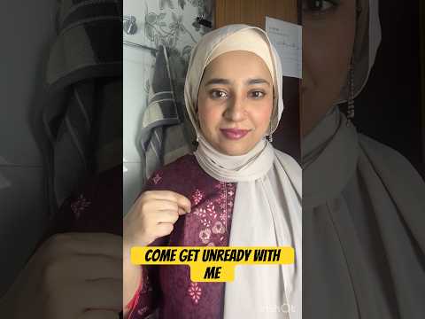 Get unready with me under 5 minutes #muslimah #skincare #selfcare #trending #plumgoodness