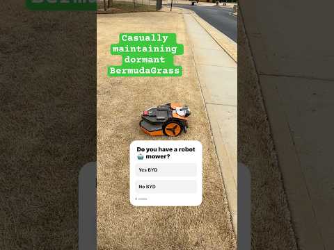 Vision Landroid robot mower, No Wires or GPS, works off H D camera system.