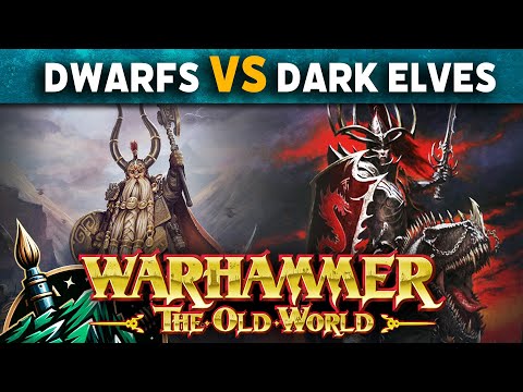 Dwarfs VS Dark Elves - Warhammer The Old World Live Battle Report