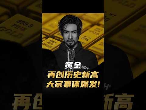 黄金再创历史新高，大宗集体爆发! #经济 #金融 #财经 #黄金 #金价