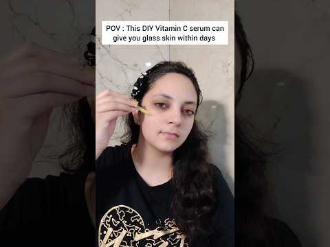 Vitamin C serum #skincare #viral #ytshorts #trending #vitaminc #glassskin #glowingskin #shorts #asmr