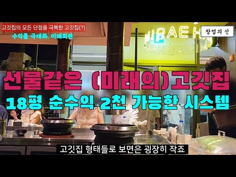 불황의 고깃집, 수익률 높여준 획기적 운영 시스템. 18평. 순수익 2000만원 올린 미래회관 청량리점