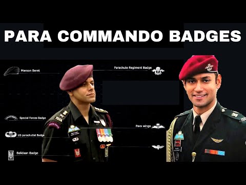 Para Commando All Badges‌। Decoding The Badges Of A Para SF Commando। पैरा कमांडो की सभी Badges।🔥🔥