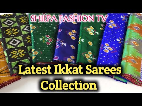 Unboxing of Pochampally ikkat silk sarees | Latest ikkat sarees collection - Pure pattu handloom