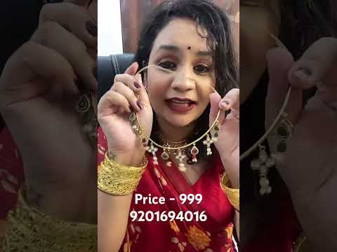 High quality gold plated hasuli design look like real gold trending necklace #viralvideo #everyone