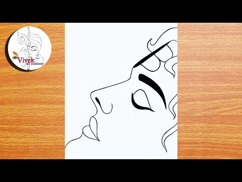 Mahadev Drawing - Step by Step for Beginners | Easy Drawing | Bholenath Sketch