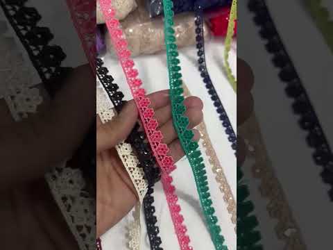 China fancy sequence laces 20 colours new dizins available WhatsApp #subscribe