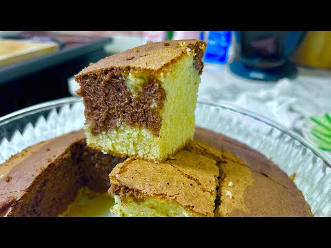 Watch how I make two colored CAKE - ASMR