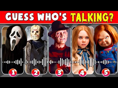 Guess Scary Movie Character By Their Voice | Five nights at freddy's FNAF Movie,Ghostface, Pennywise