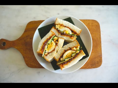 Sambal Egg Sandwich #nasilemaksandwich