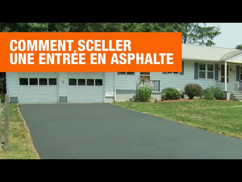 Comment sceller une entrée en asphalte | Home Depot Canada