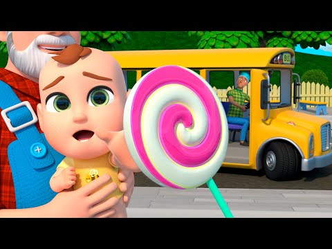 Wheels On The Bus (Don'y Cry Baby Version) | Newborn Baby Songs & Nursery Rhymes