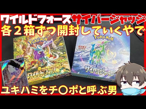 【ポケカ開封】本日発売ワイルドフォースとサイバージャッジを２箱ずつ開封！【ビワ / ベルのまごころ】