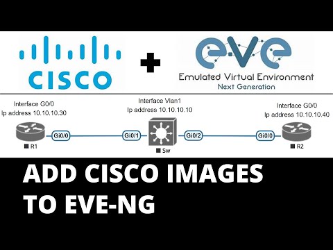 Add/Upload CISCO Switch/Router images to EVE-NG Community Edition (with English subtitles)