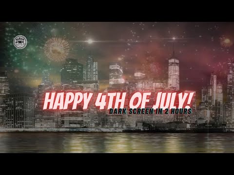 Relaxing Fireworks Ambience for Sleep ⨀ 4th of July Celebration Sounds