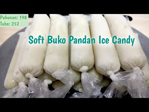 Soft Buko Pandan Ice Candy ll Pangnegosyo recipe #bukopandanrecipe #icecandy