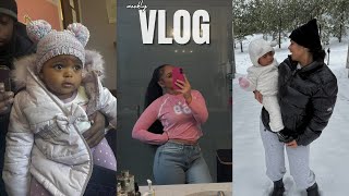 WEEKLY VLOG: Snow In ATL + Rylan's Teething + I Learned How To Do My Makeup + I'm Sick