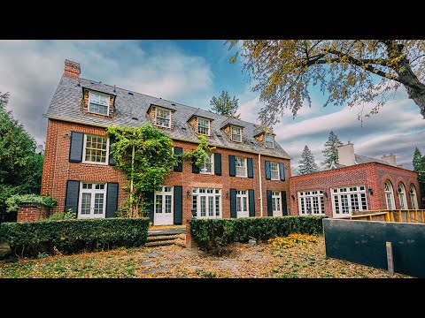 Justin Trudeau's ABANDONED $11,000,000 1950's Georgian Estate Home