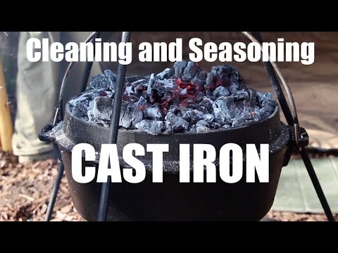 Cast Iron - How I Clean, Season and Store my Cast Iron Pots, Pans, Skillets and Dutch Ovens.