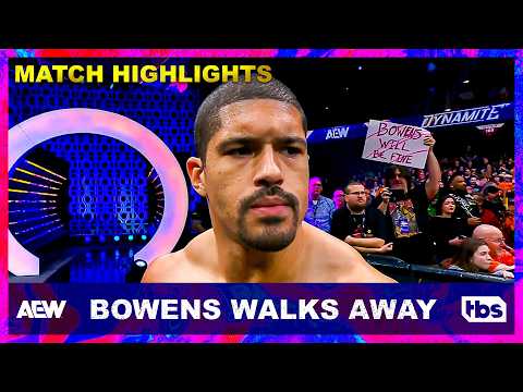 Bowens Walks Away As the Acclaimed Face Hurt Syndicate (Clip) | AEW Dynamite | TBS