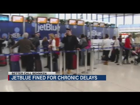 DOT fines JetBlue $2 million for chronic flight delays