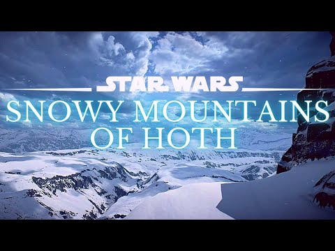 Star Wars 4K Music & Ambience | Snowy Mountains of Hoth | Study, Relax | Ambient Music [3 Hrs.]