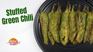 Instant Stuffed Green Chili | Bharwa Mirchi Recipe by TastedRecipes