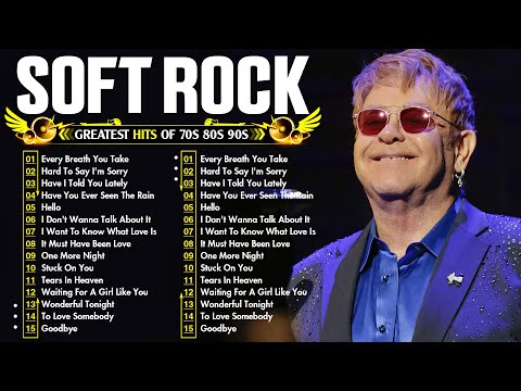 Elton John, Rod Stewart, Eric Clapton, Lionel Richie, Journey 🎙 Classic Soft Rock 80s 90s Hits