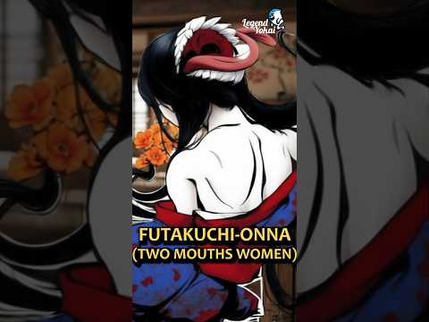 Legend Yokai - Futakuchi-Onna (Two Mouths Woman) Story #scarystories #shorts #mythology