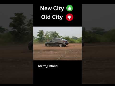 Honda City old vs New #hondacar #hondacity #drift