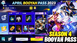 NEXT BOOYAH PASS IN FREE FIRE | APRIL BOOYAH PASS FREE FIRE 2023 | SEASON 4 BOOYAH PASS FREE FIRE