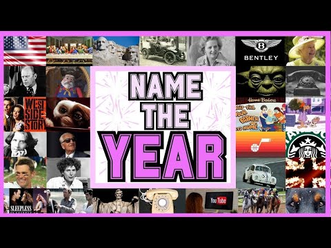 NAME THE YEAR Quiz No14 - Watch 6 Memorable videos in 59 seconds & Name that Year Quiz/Trivia. #quiz