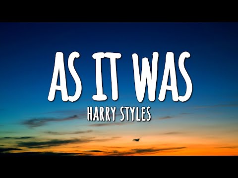 Harry Styles - As It Was (Lyrics)