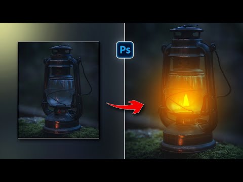 How to Add Realistic Lantern Glow in Photoshop |  Adobe Photoshop tutorial