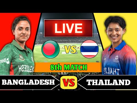 Bangladesh Women vs Thailand Women, 8th Match | BANW vs THAW 8th Live Score & Commentary W Asia Cup