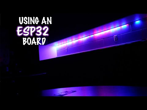 Installing LEDs with an ESP32 board