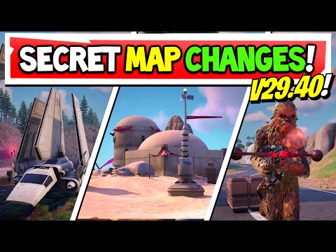 Fortnite STAR WARS MAP CHANGES & STORY EVENT | v29.40