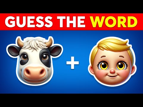 Guess the WORD by Emojis? 🤔 Emoji Quiz 2024