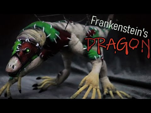 Making Frankenstein's Dragon || Poseable Art Doll Tutorial || Halloween Special