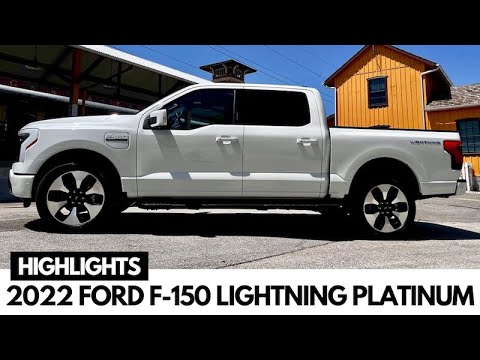 HIGHLIGHTS: 2022 Ford F-150 Lightning Platinum