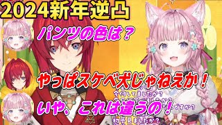 2024年早々にまたスケベ犬認定される博衣こより【ホロライブ切り抜き/博衣こより】