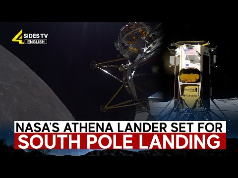 NASA's Athena Lander Set for South Pole Landing | NASA | English News | 4Sides TV English