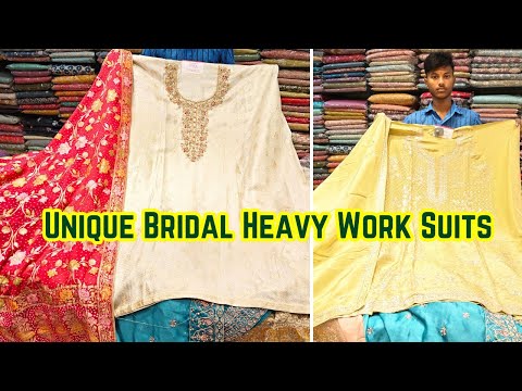 Unique Bridalwear Heavy Work Suits Karachi Kashmiri Work Pakistani Style Suits Online Shopping Avl